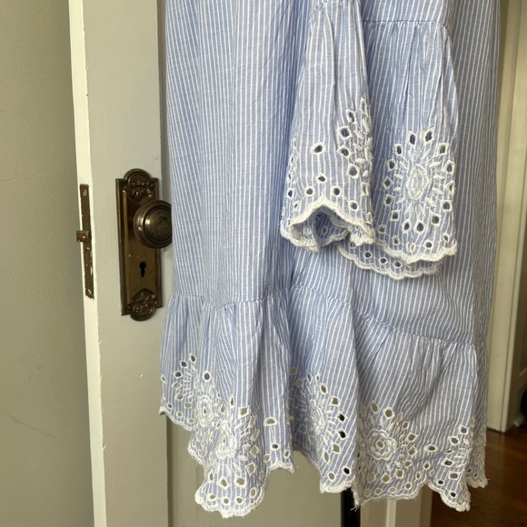 🌸Lord and Taylor cotton stripe blouse , top - Picture 5 of 6